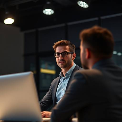 Et webinar i gang med en taler der præsenterer et emne online